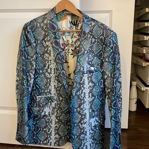 Paisley & Gray Snake Skin Jacket 40R